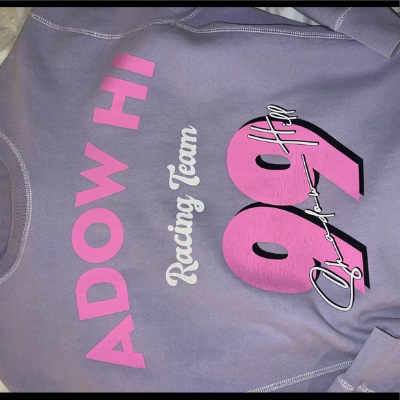 Shadow Hill ski Racing team crewneck. purple size L - Picture 4 of 5